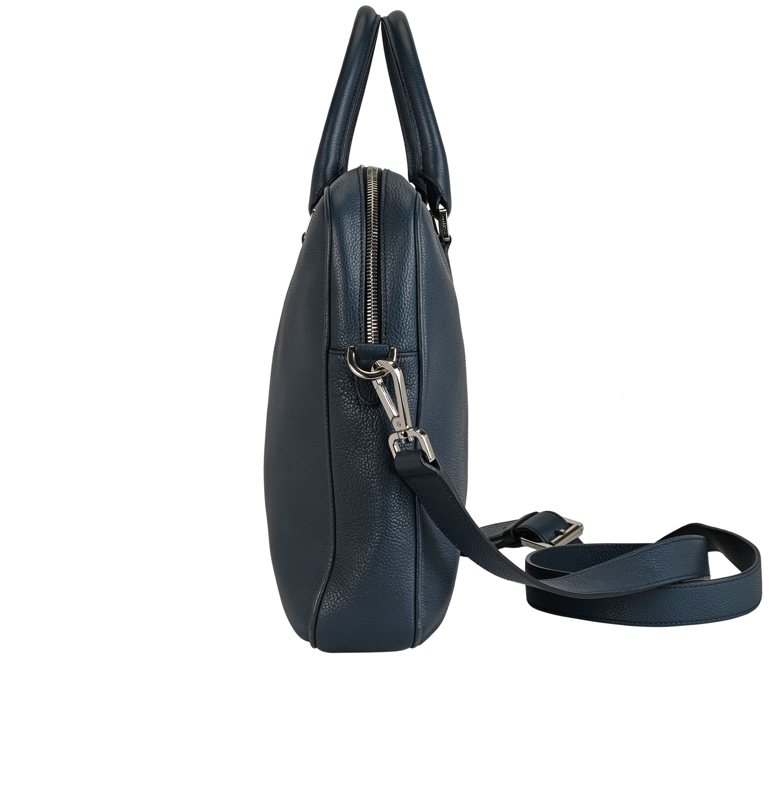 Theo Document Case, &pound;295, Handbags, Blue, Leather, Bottom view